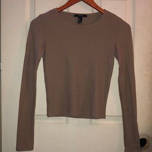 Basic tan long sleeve